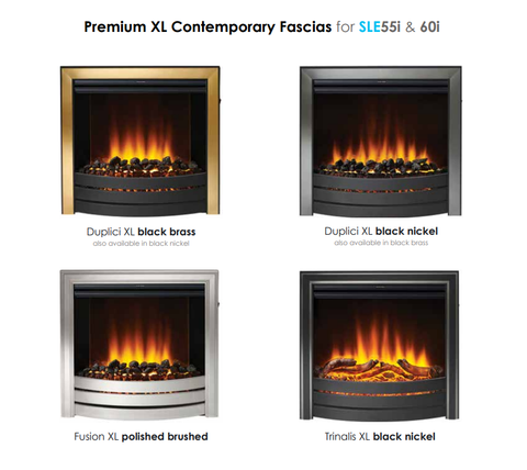 Solution Fires SLE60i Electric Inset Fire (With Premium XL Fascia)