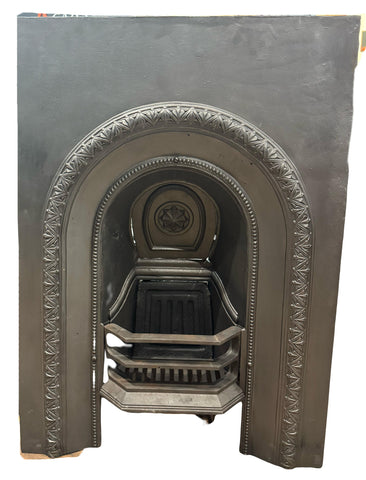 Original cast iron insert fireplace