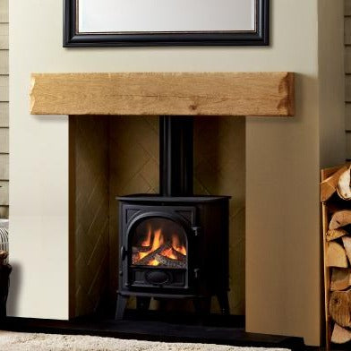 Focus Fireplaces Oak Large Fascia Beam