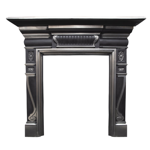 Original Cast Iron Highlight Mantelpiece