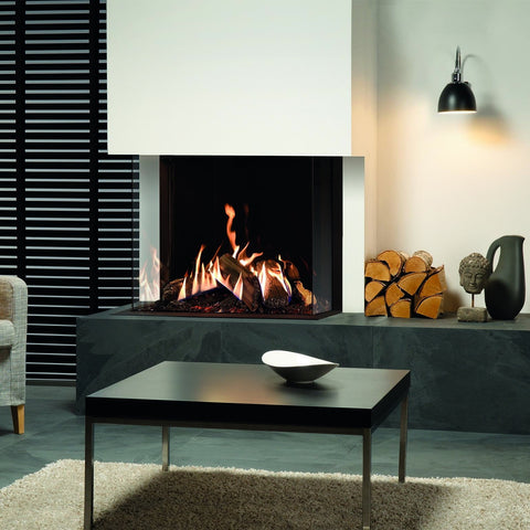 Gazco Reflex 75T-3 Gas Fire - (3-Sided)