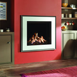 Gazco Reflex 75T Gas Fire - Evoke White Glass