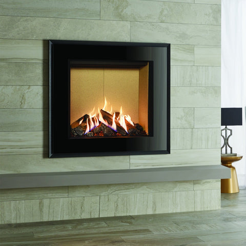 Gazco Reflex 75T Gas Fire - Evoke Black Glass