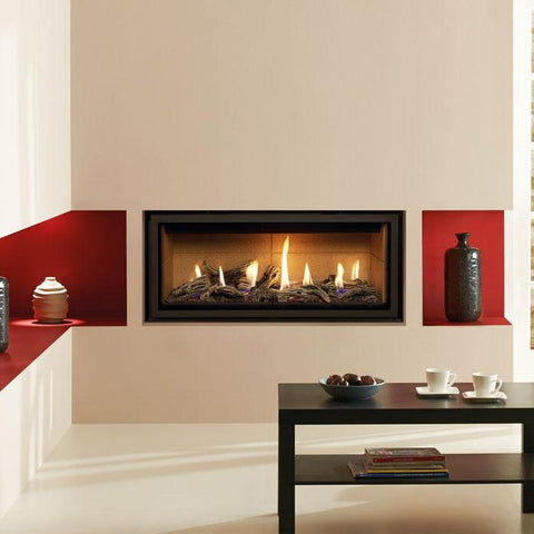 Gazco Studio 2 Glass-Fronted Gas Fire - Driftwood Effect