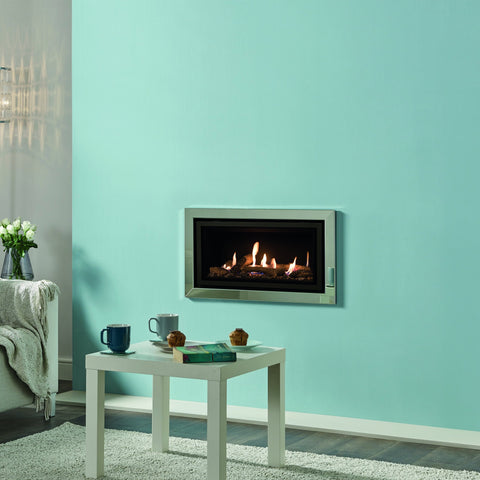 Gazco Studio 1 Glass Fronted Gas Fire - Log Effect