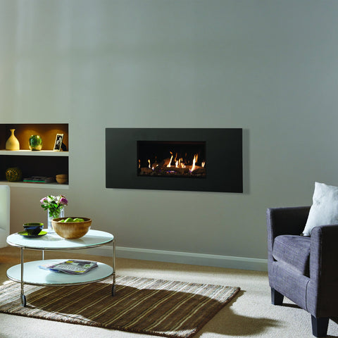 Gazco Studio 1 Glass Fronted Gas Fire - Log Effect