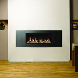 Gazco Studio 2 Glass-Fronted Gas Fire - Pebble & Stone Effect