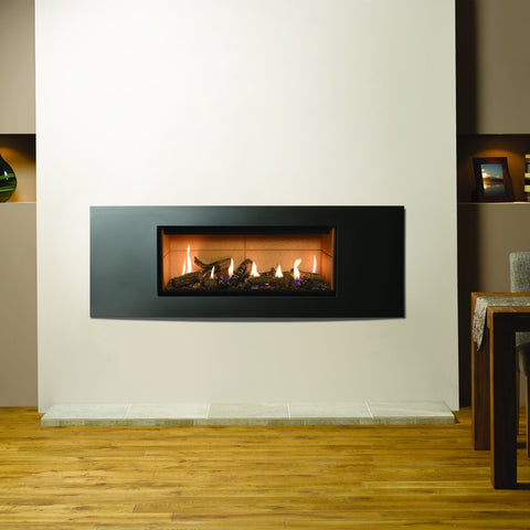 Gazco Studio 2 Glass-Fronted Gas Fire - Log Effect