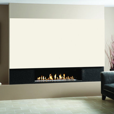 Gazco Studio 3 Glass-Fronted Gas Fire - Pebble & Stone Effect