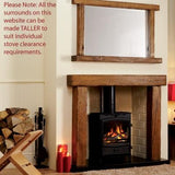 Focus Fireplaces Beamish Oak Surround