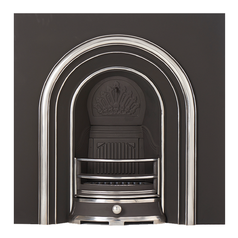 Capital Fireplaces Wandsworth 14" Cast Iron Arched Insert